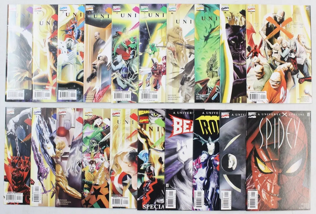 Universe X #0-12 Complete Set + One-Shots Lot of 20 VF/NM