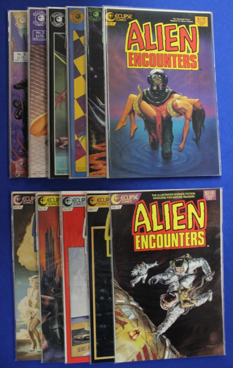 Alien Encounters #2-12 Lot of 11 VF/NM