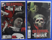 Deadpool Versus Punisher #1-5 Complete Set + Variants Lot of 7 VF/NM