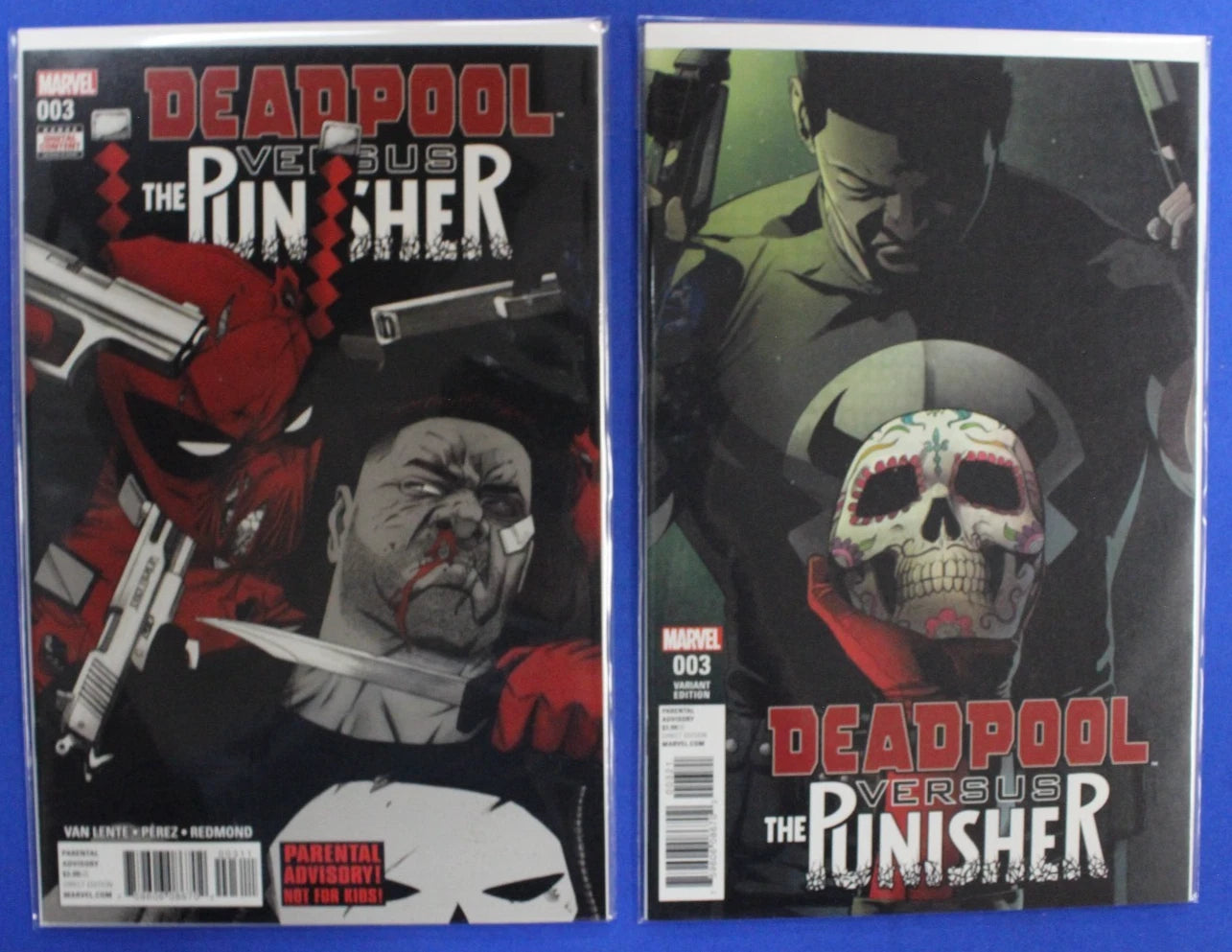 Deadpool Versus Punisher #1-5 Complete Set + Variants Lot of 7 VF/NM