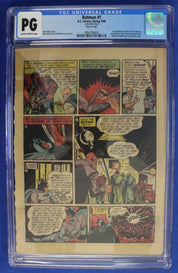 Batman #1 *12th PAGE ONLY* CGC PG