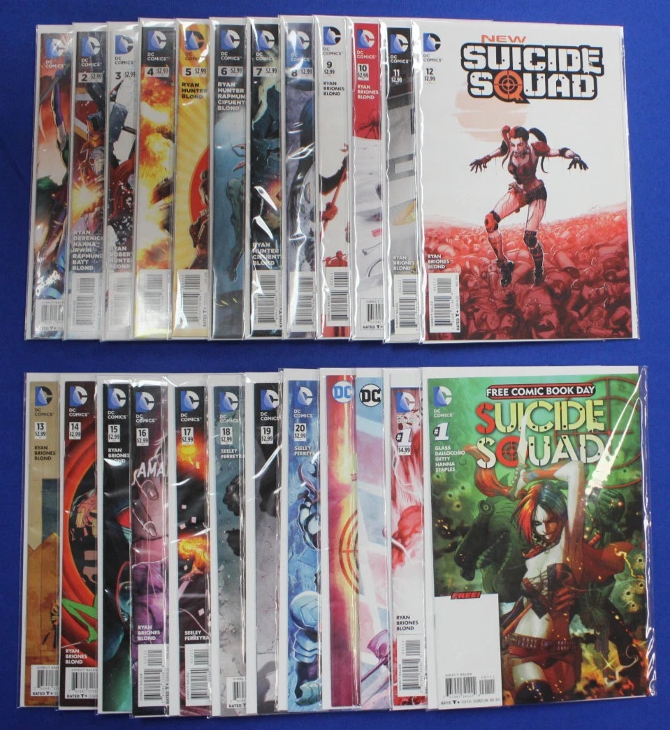 New Suicide Squad #1-22 Complete Set + Annual & FCBD Lot of 24 VF-VF/NM