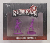 Zombicide Adriana the Shopgirl Figure & Dashboard Card Kickstarter Promo