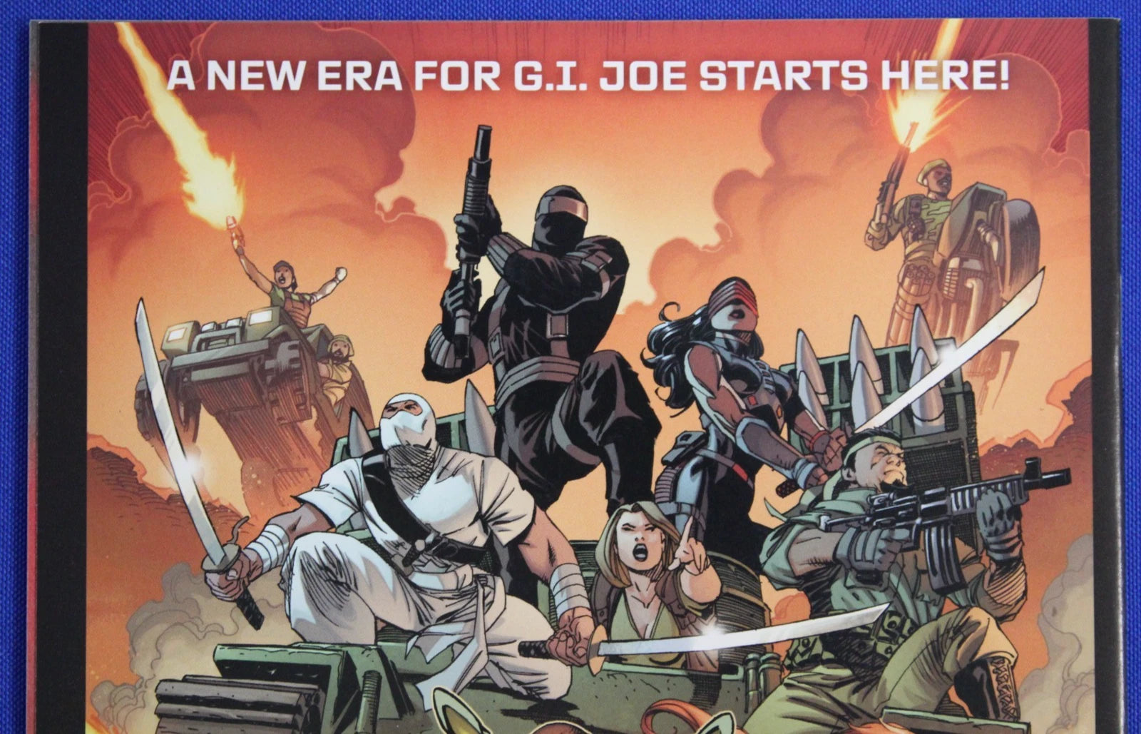 GI Joe Special #1 Kickstarter Exclusive Gold Foil Reprint NM