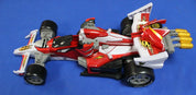 Bandai Power Rangers Super Megaforce Deluxe Engine Machalcon Megazord Complete