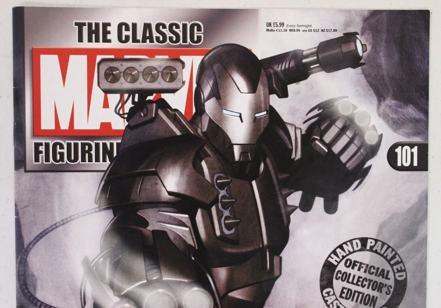 Eaglemoss Classic Marvel Collection War Machine Lead Figurine & Magazine #101