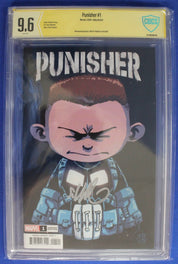 Punisher #1 Baby Variant SIGNED Skottie Young CBCS 9.6 NM+