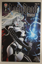 Lady Death Malevolent Decimation #1 SIGNED by Brian Pulido w/ COA NM