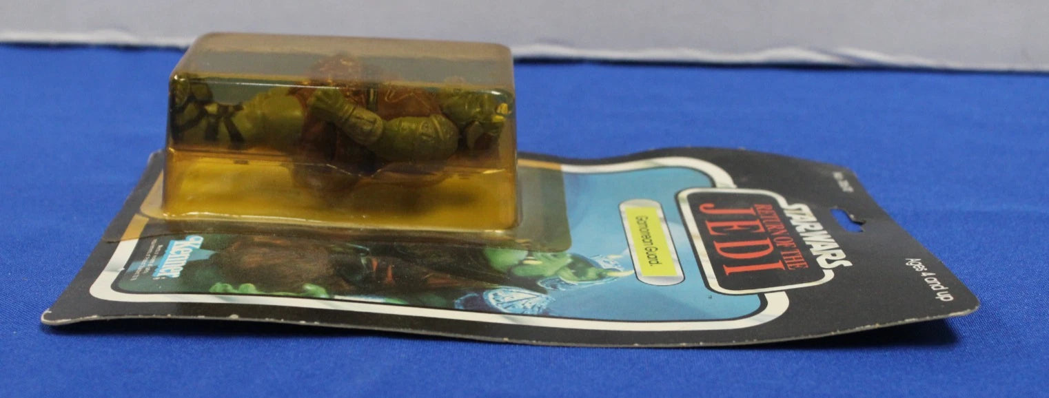 Kenner 1983 Star Wars Return of the Jedi Gamorrean Guard Figure on Card 77 Back