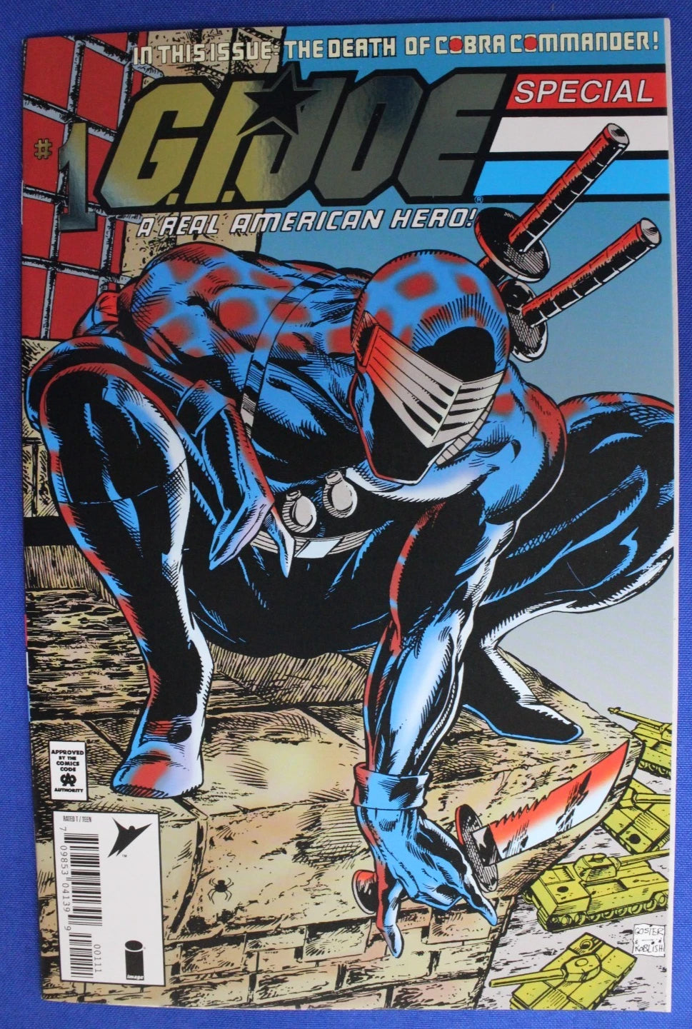 GI Joe Special #1 Kickstarter Exclusive Foil Reprint NM