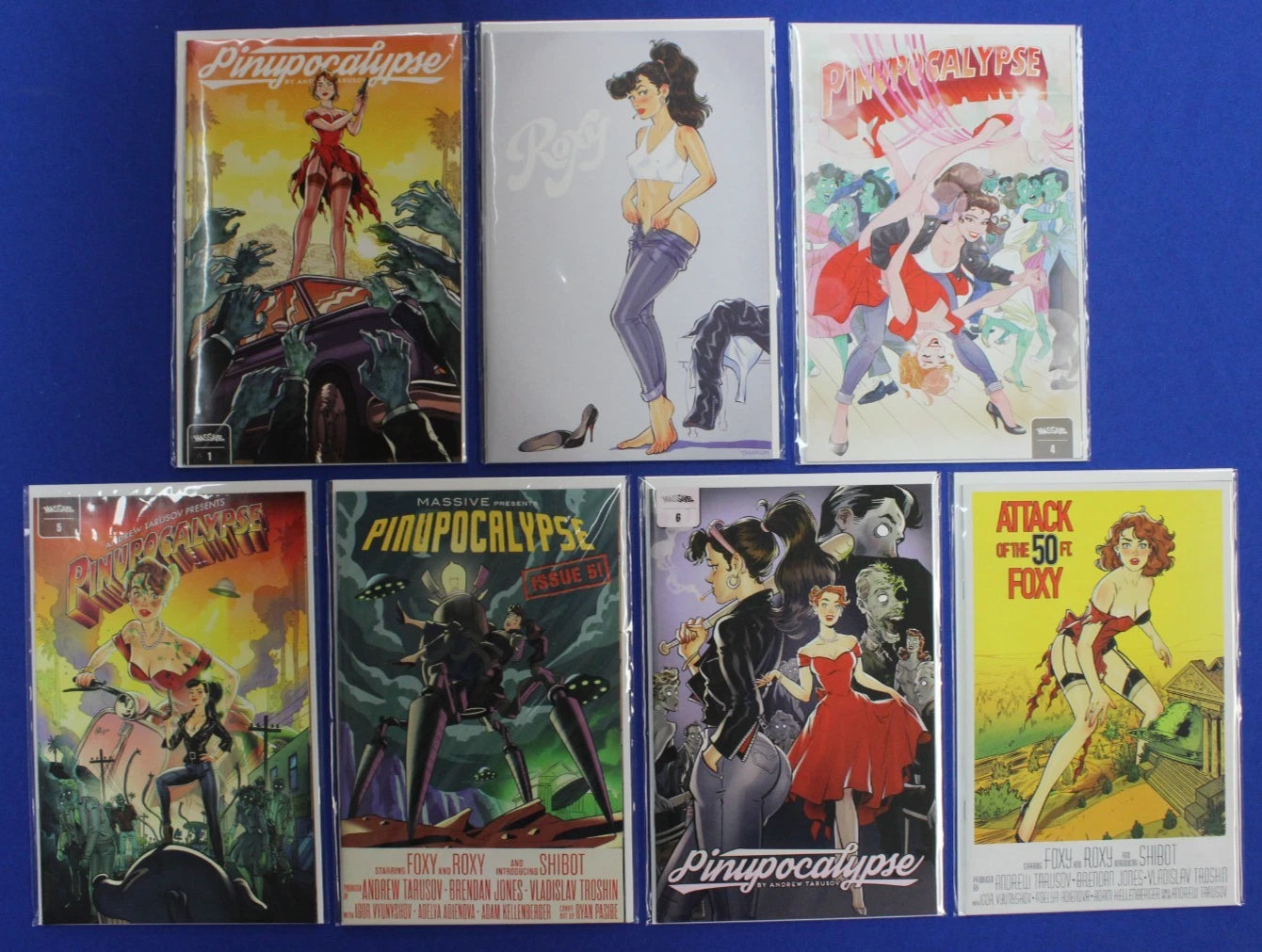 Pinupocalypse #1-6 Near Complete Set w/ Variants Lot of 7 VF/NM