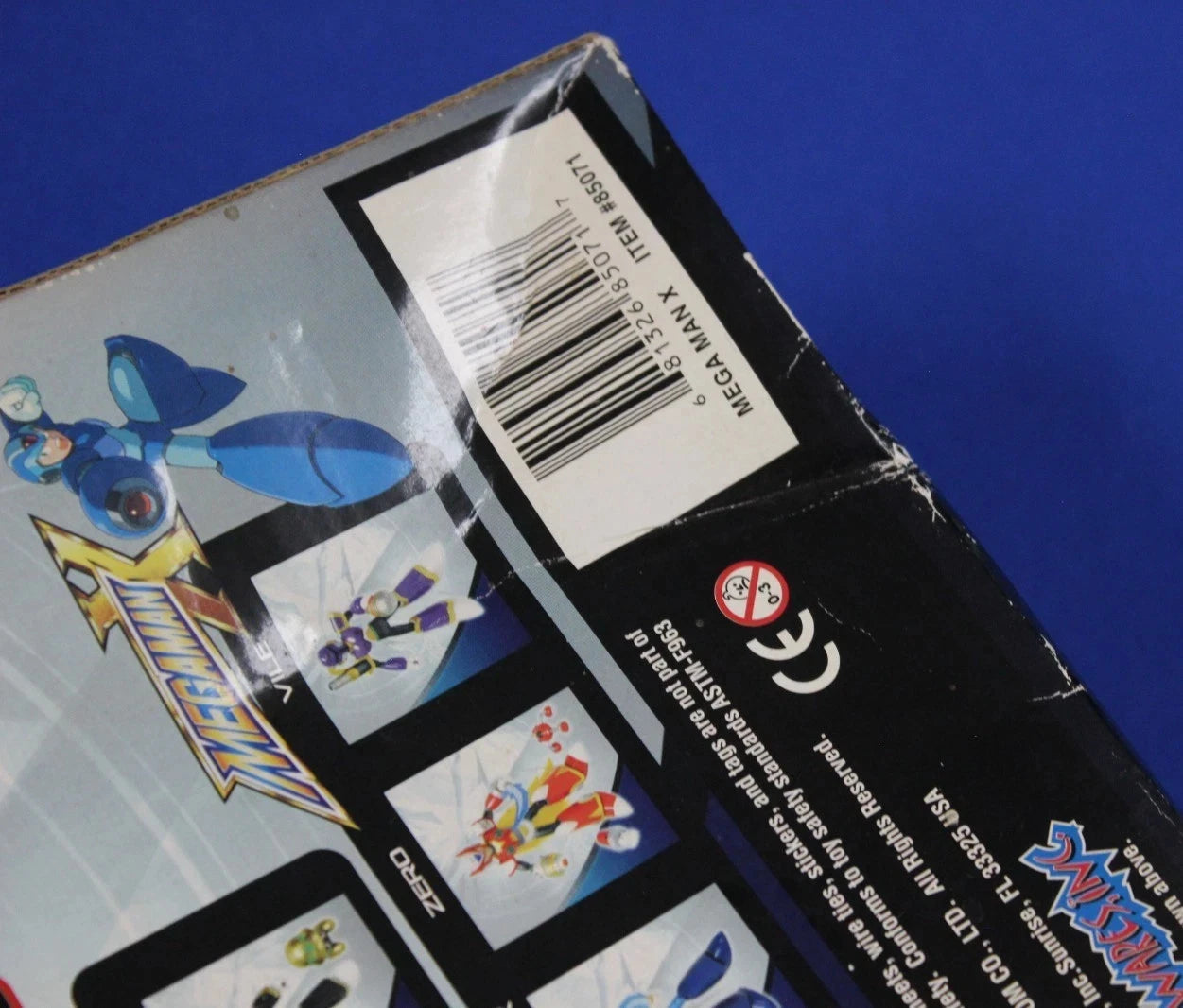 Mega Man X & Magnet Mine 10" Action Figure Lot of 2