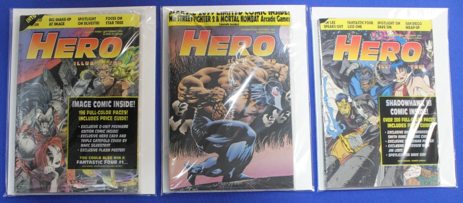 Hero Illustrated 19 issues + Extras Lot of 24 FN-VF