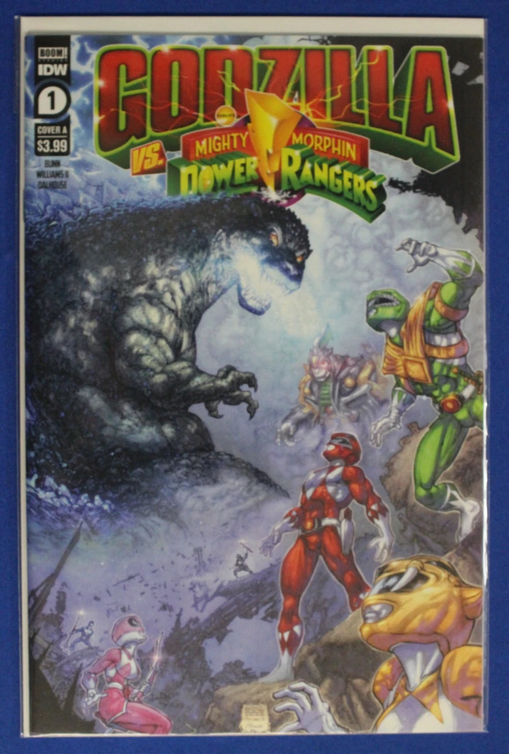 Godzilla vs Mighty Morphin Power Rangers #1-5 Complete Set NM