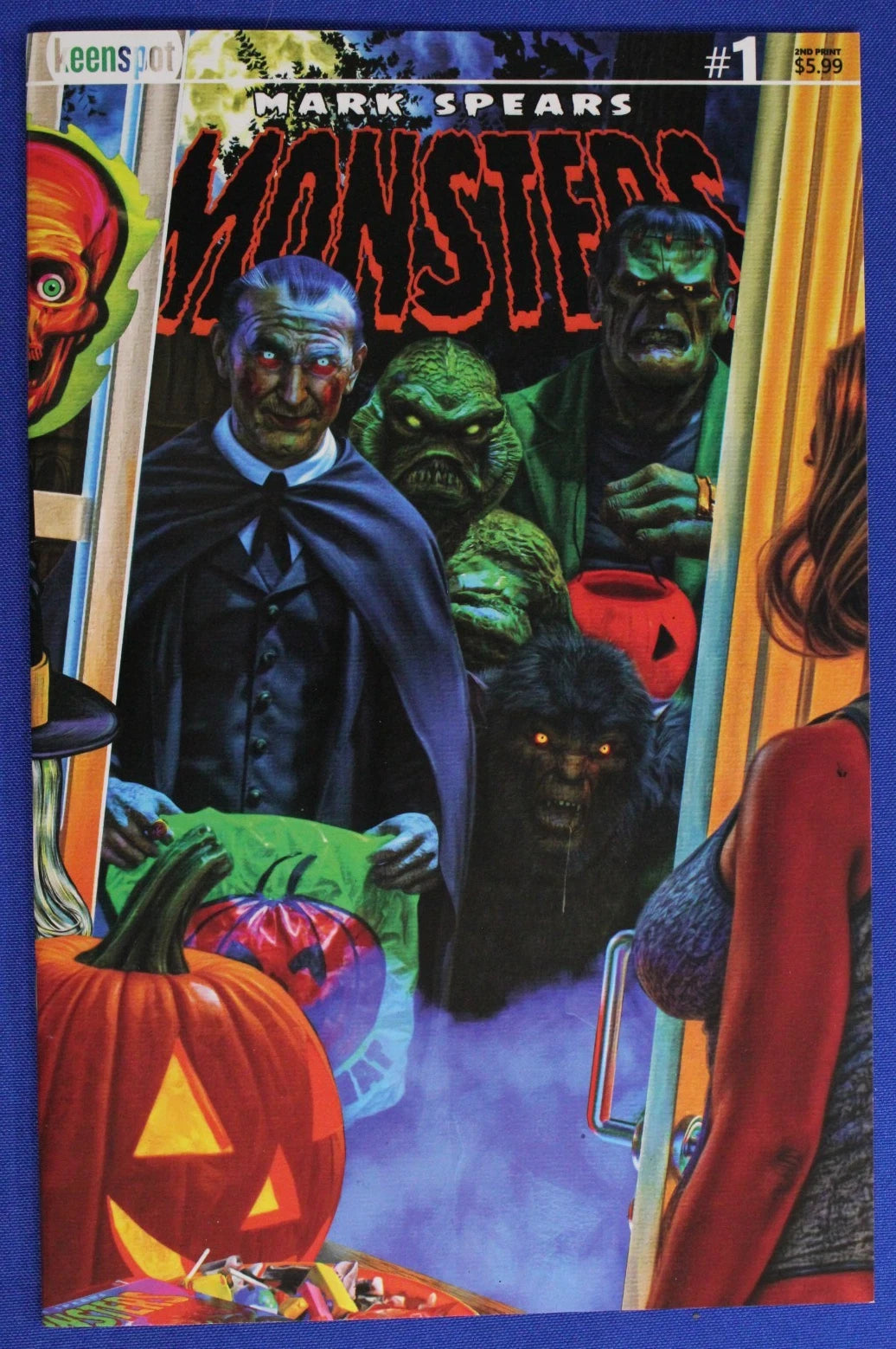 Mark Spears Monsters #1 2nd Print Trick or Treat Variant VF/NM