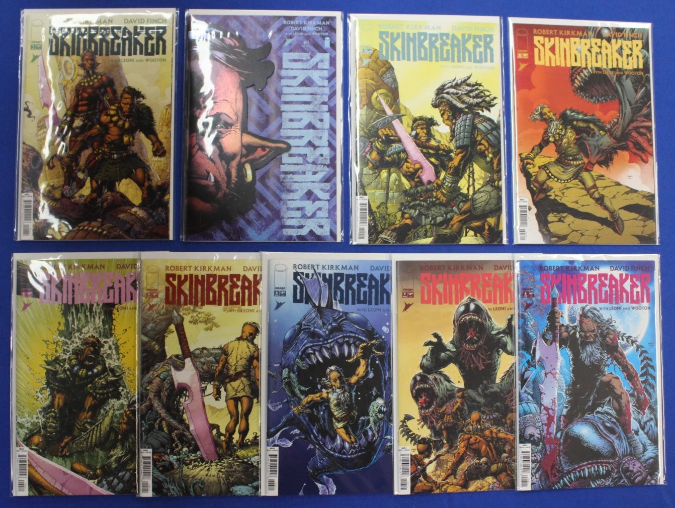 Skinbreaker #1-8 Complete Set + #1 Die-Cut Foil Variant VF/NM