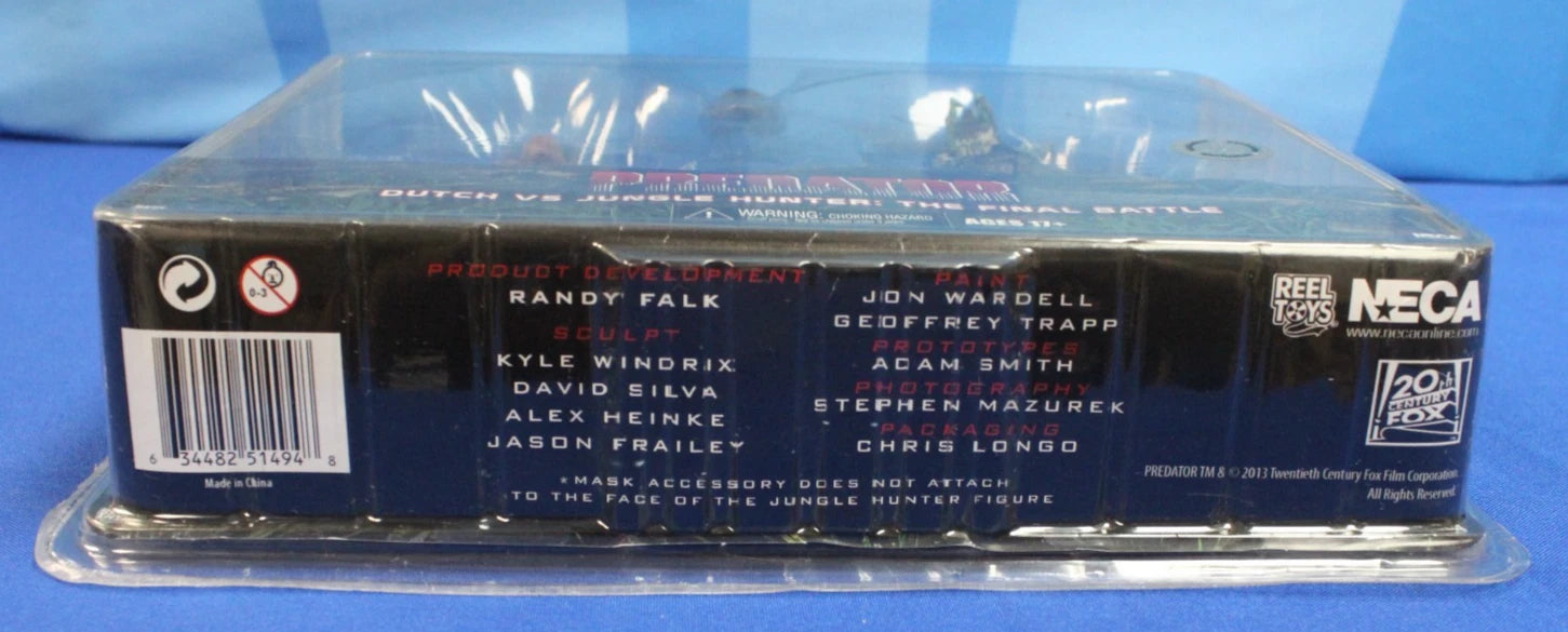 NECA 2013 Predator Dutch vs Jungle Hunter Figures Complete in Box Sealed