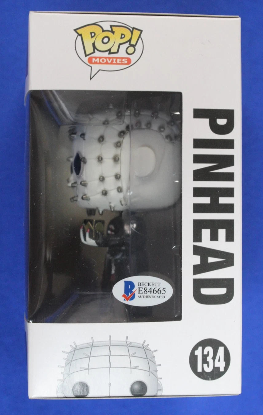 Funko POP Movies #134 Pinhead Signed by Clive Barker