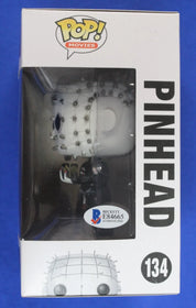 Funko POP Movies #134 Pinhead Signed by Clive Barker