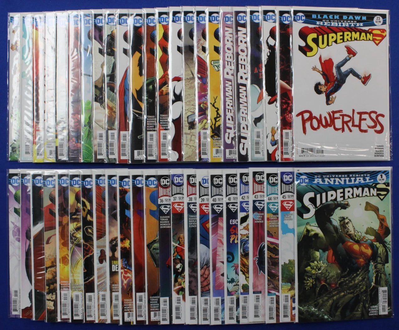 Superman #1-45 + Annual Complete Set (Missing #45) VF-VF/NM
