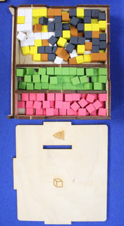 Odd Bird Feudum Queen's Army + Big Box w/ Organizer Kickstarter Board Game Lot