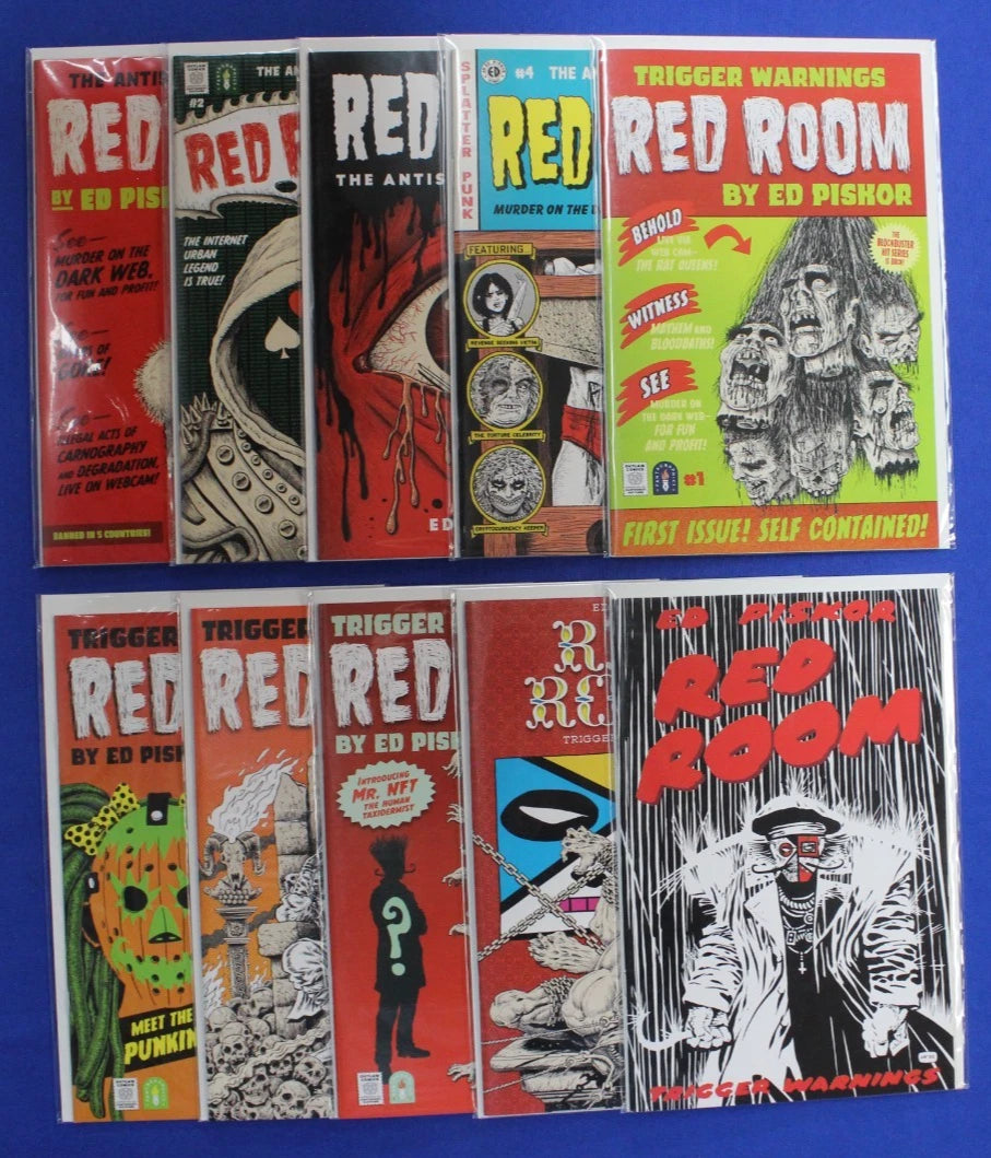 Red Room & Trigger Warnings #1-4 Complete Lot of 10 VF/NM