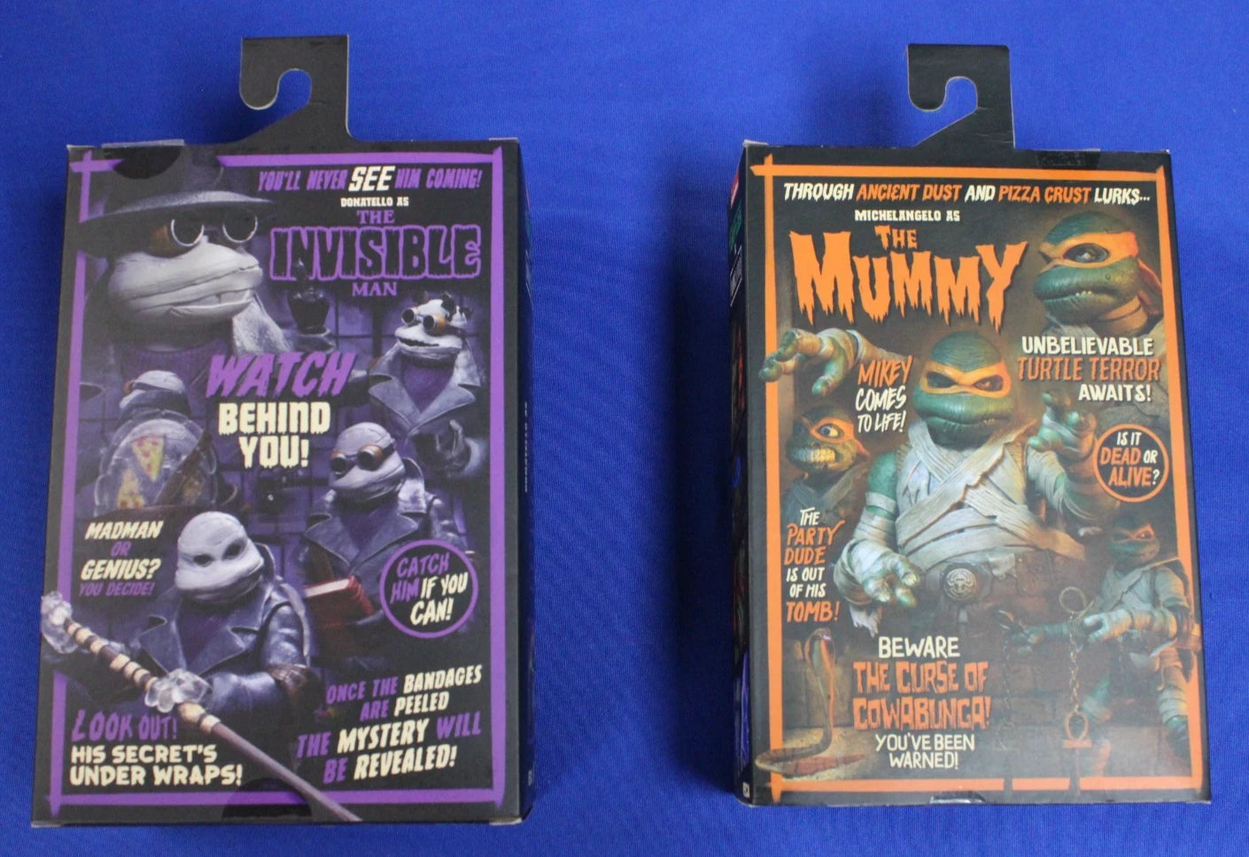 NECA 2023 TMNT x Universal's Monsters Action Figure Lot of 9
