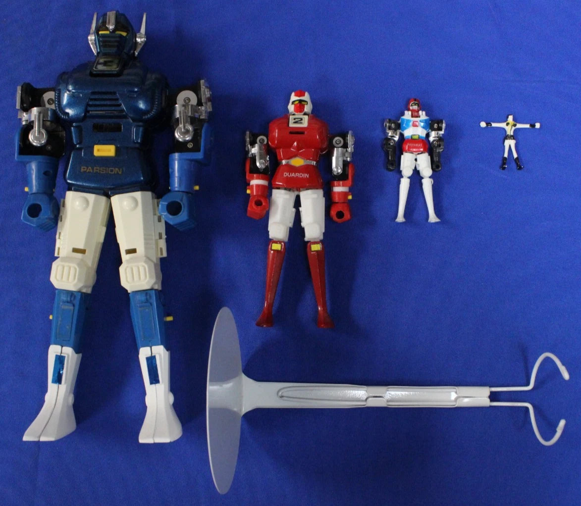 Bandai 1984 Godaikan Gardian Chogokin Mecha Robot With Stand