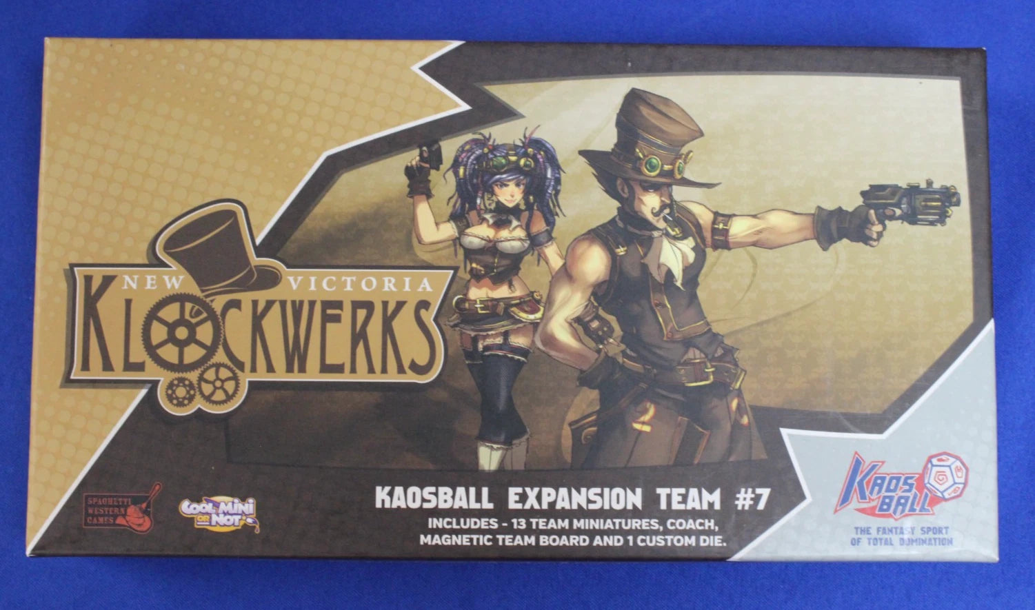 CMON Kaos Ball Board Game with Expansion Teams and Ringer Packs Complete in Box