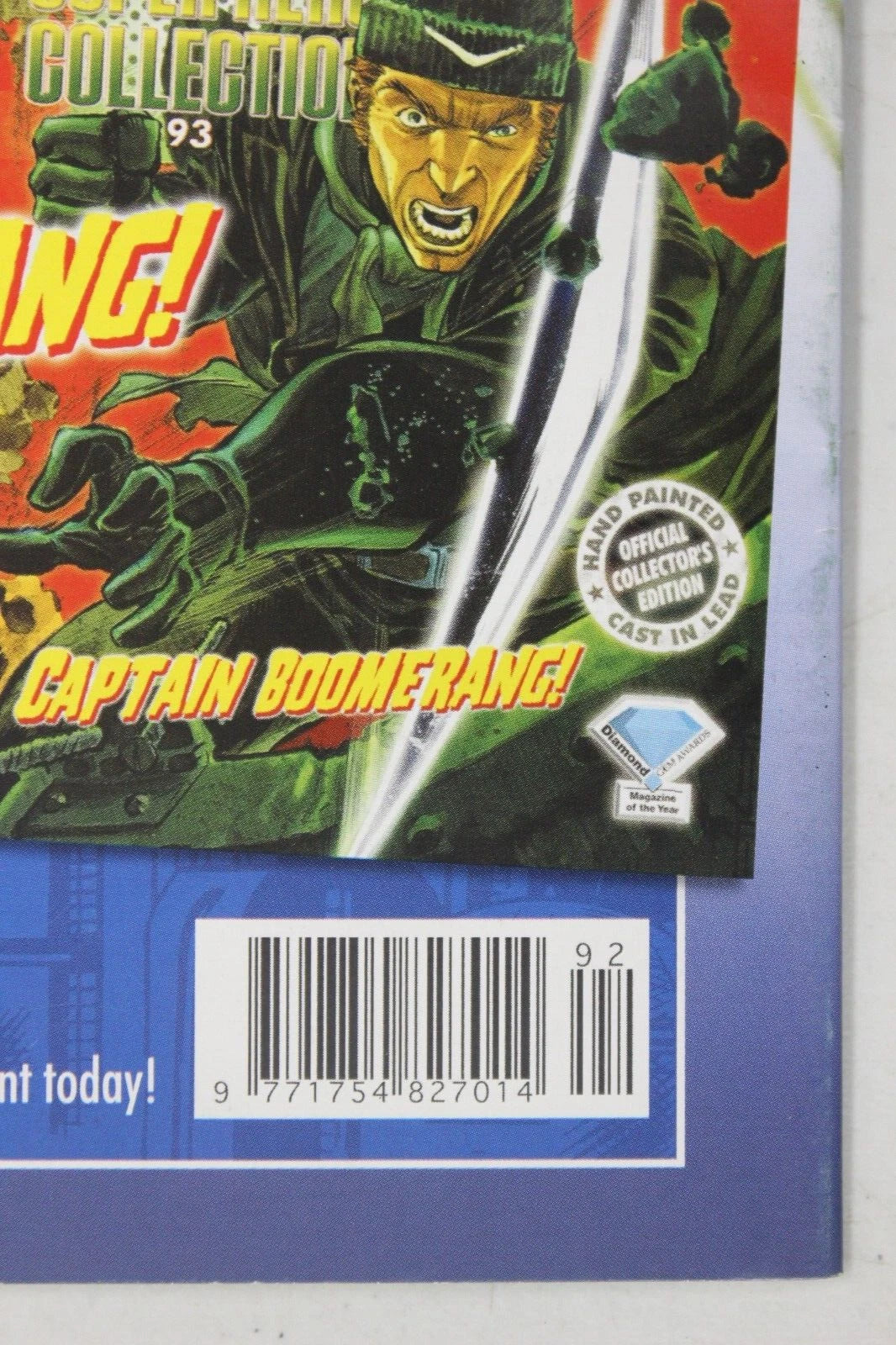 Eaglemoss DC Super Hero Collection Blue Beetle Lead Figurine & Magazine #92 FN