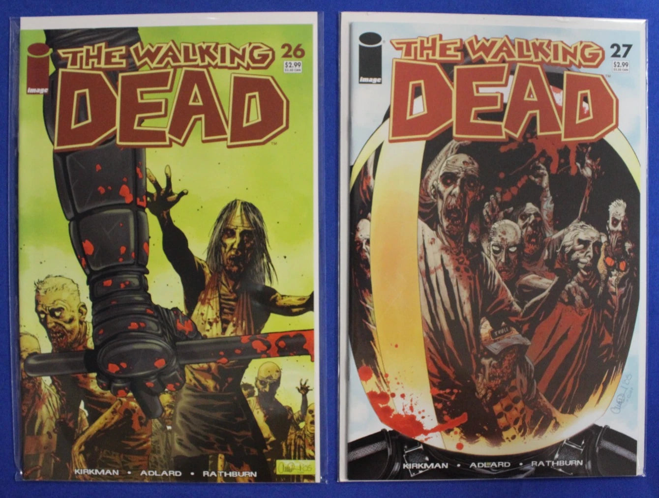The Walking Dead Lot of 256 VF-VF/NM