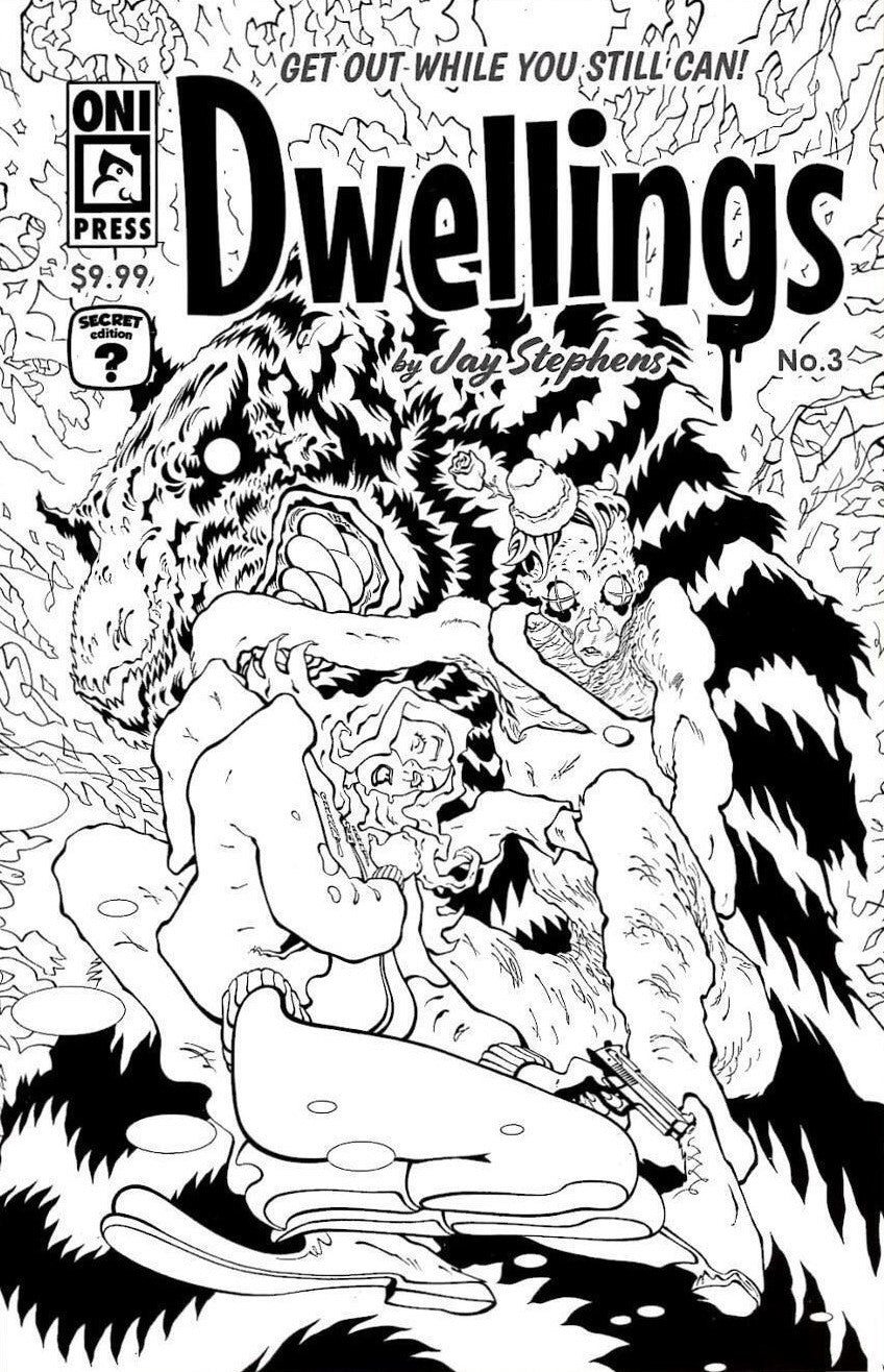 Dwellings #3 Cover D Tradd Moore B&W Secret Variant