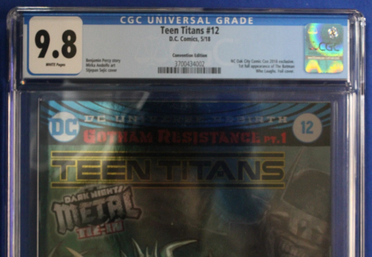 Teen Titans #12 Convention Foil Variant CGC 9.8 NM/M