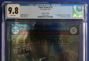 Teen Titans #12 Convention Foil Variant CGC 9.8 NM/M