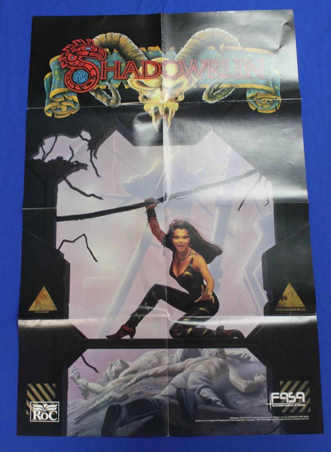 Shadowrun Role Playing Game Vintage 22 x 34 in Promo Poster
