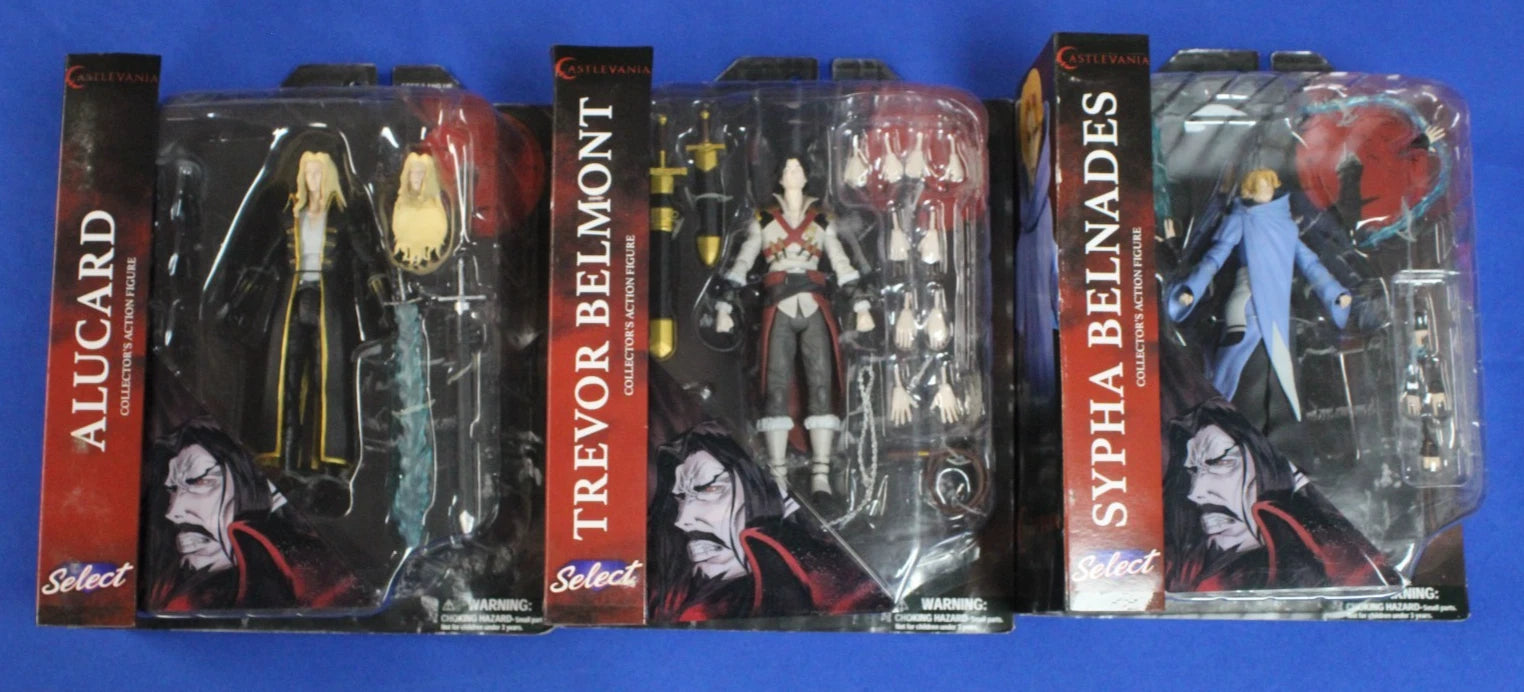 Diamond Select 2019 Castlevania Netflix Action Figure Lot of 3 Complete in Box