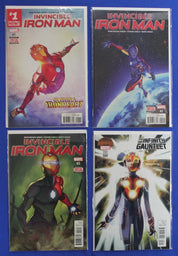 Invincible Iron Man #1-3 + Infinity Gauntlet #2 1:25 Variant VF/NM