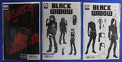 Black Widow #6 A Cvr, 1:10 & 2nd Print Variants Lot of 3 VF/NM