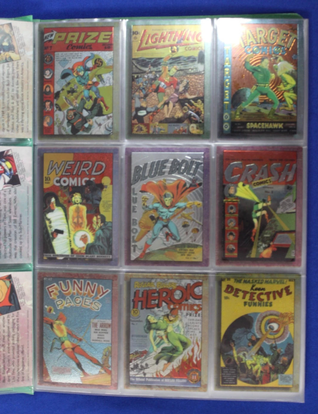 Comics Images 1995 The Golden Age of Comics Chromium Cards Set of 102 Cards