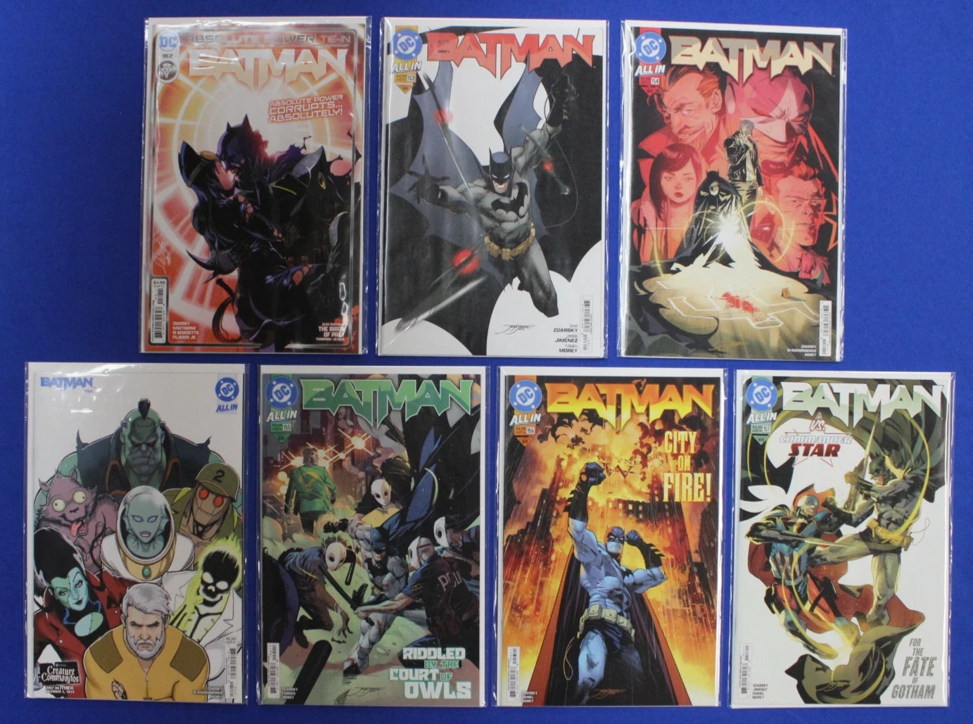 Batman #152-157 w/ Variant Lot of 7 VF/NM