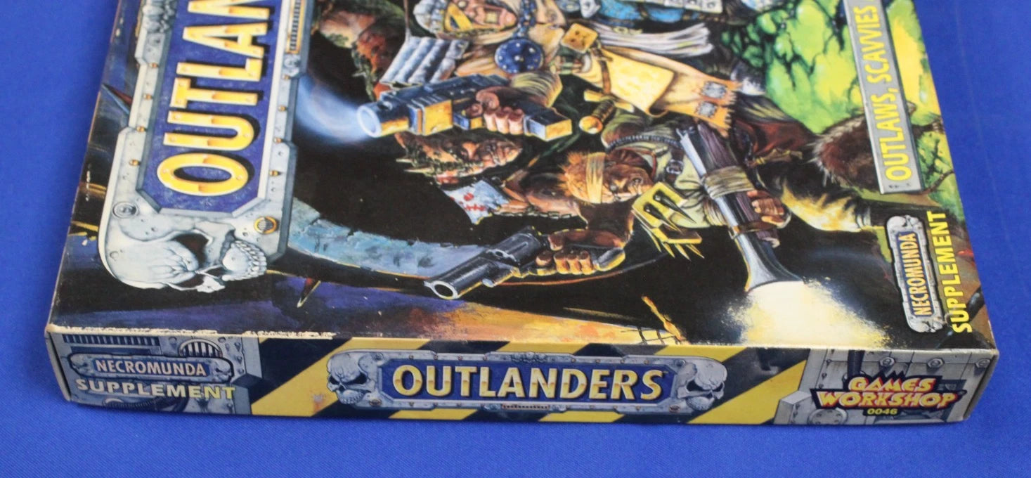 Games Workshop 1996 Outlanders Necromunda Supplement Loose Incomplete