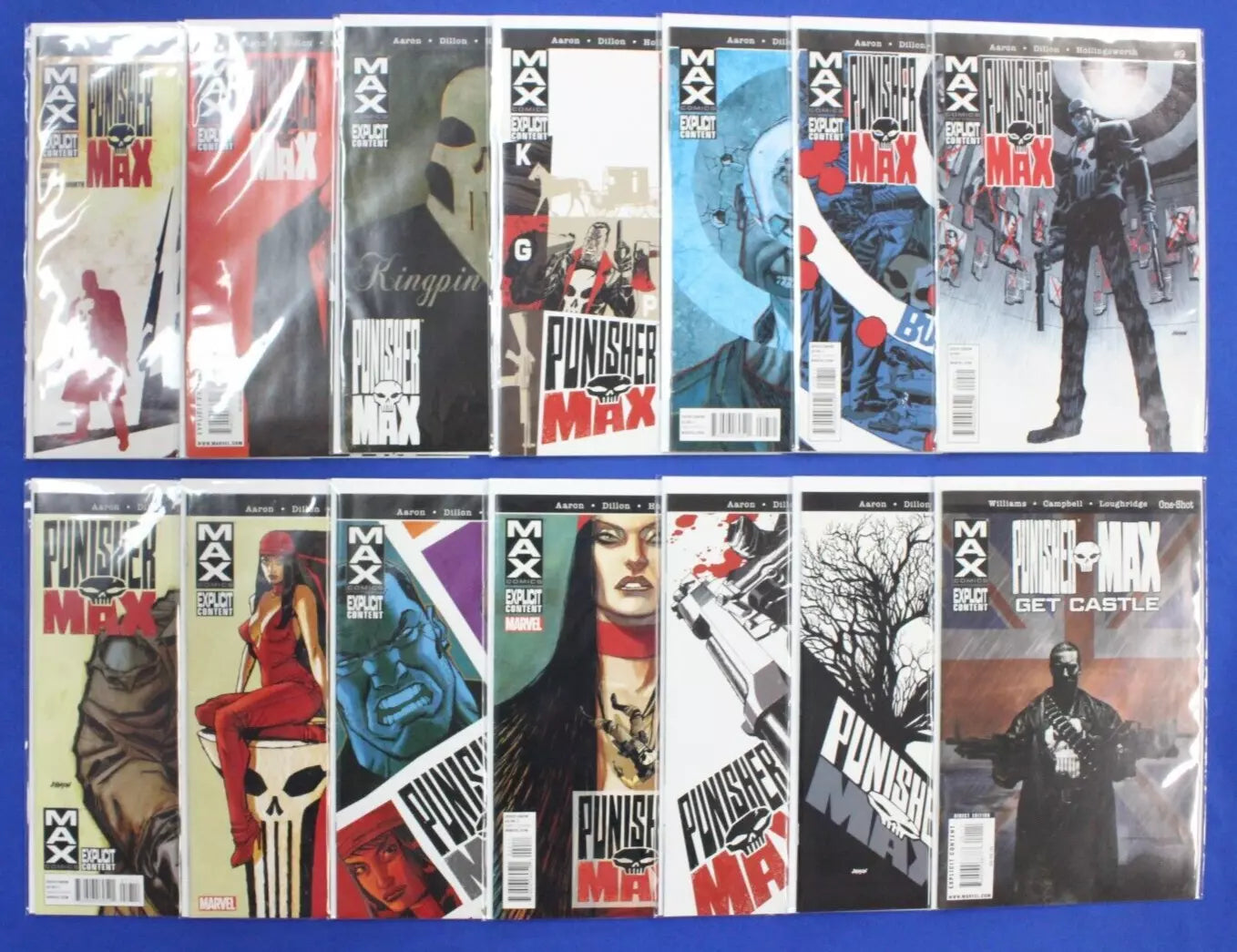 Punisher Max 2010 Series Lot of 14 Comics + Get Castle VF