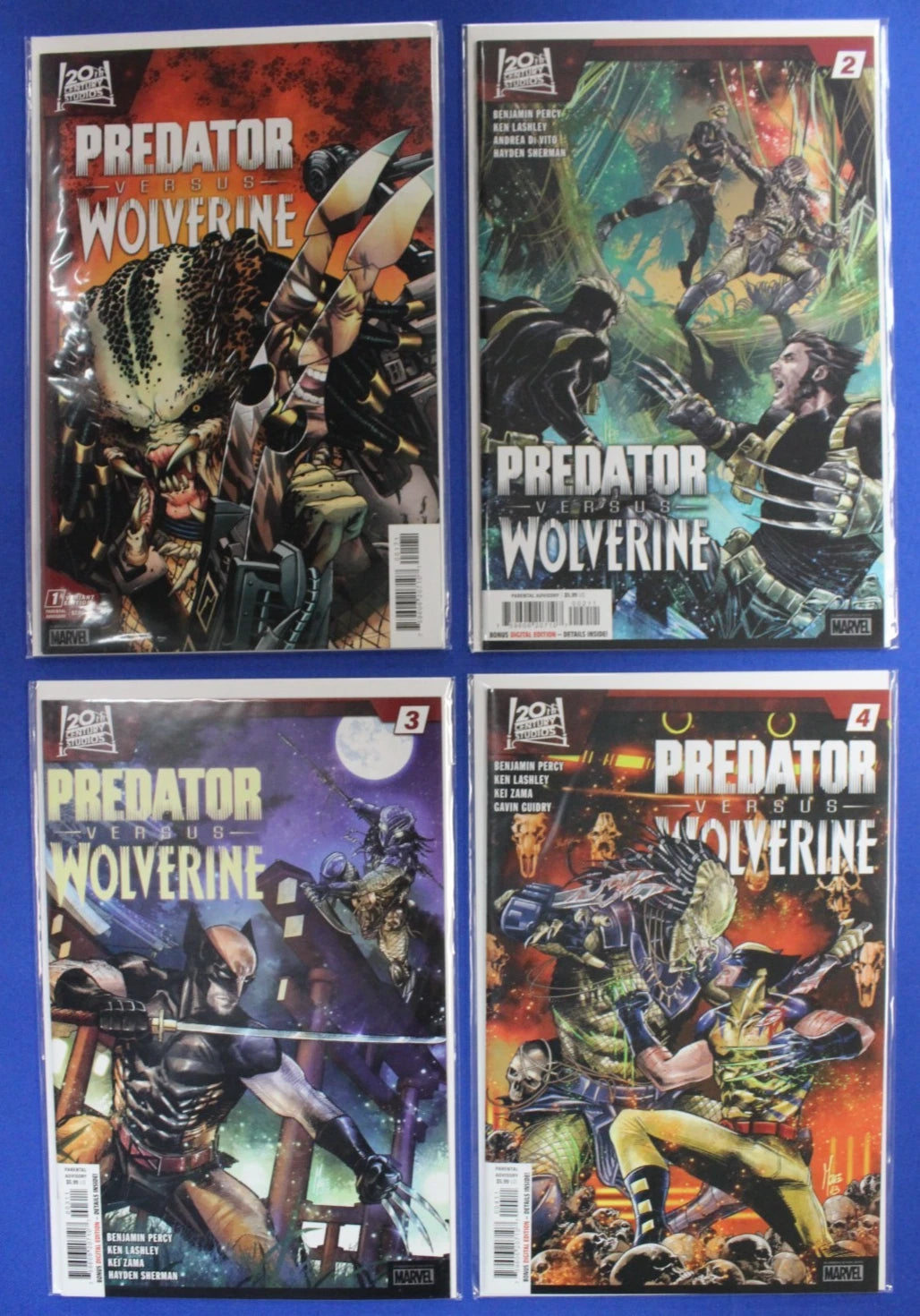 Predator vs Wolverine #1-4 Complete Set VF/NM