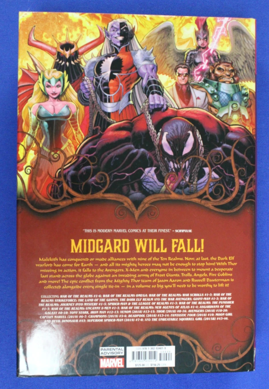 The War of the Realms Hardcover Omnibus Russell Dauterman Cover Marvel 2020 HC