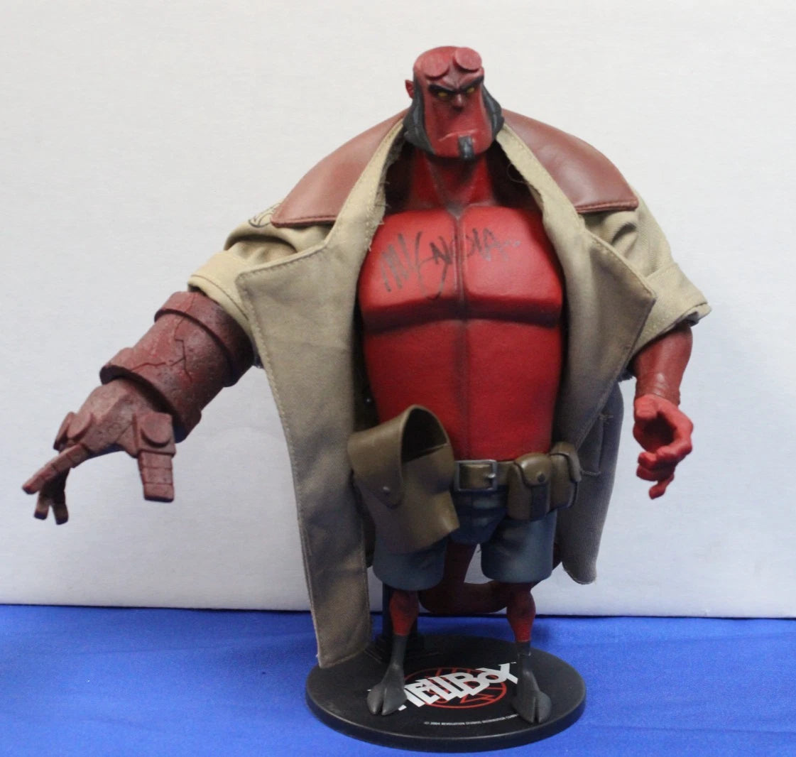 Gentle Giant Animated Hellboy Figure - Signed by Mike Mignola [Pre-Owned]