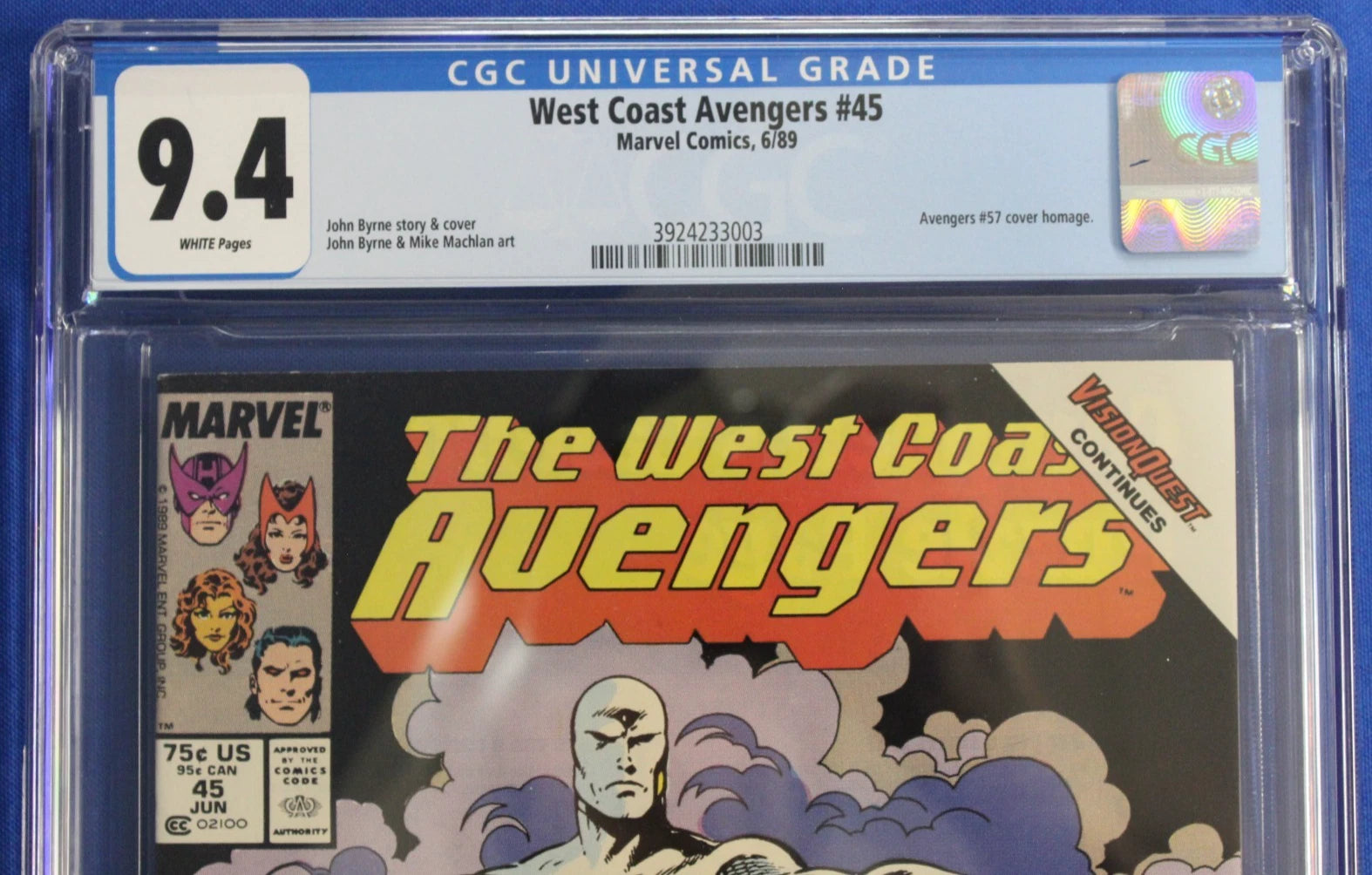West Coast Avengers #45 CGC 9.4