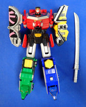 Bandai Power Rangers Super Samurai Deluxe Lot of 5 Zords and Megazord