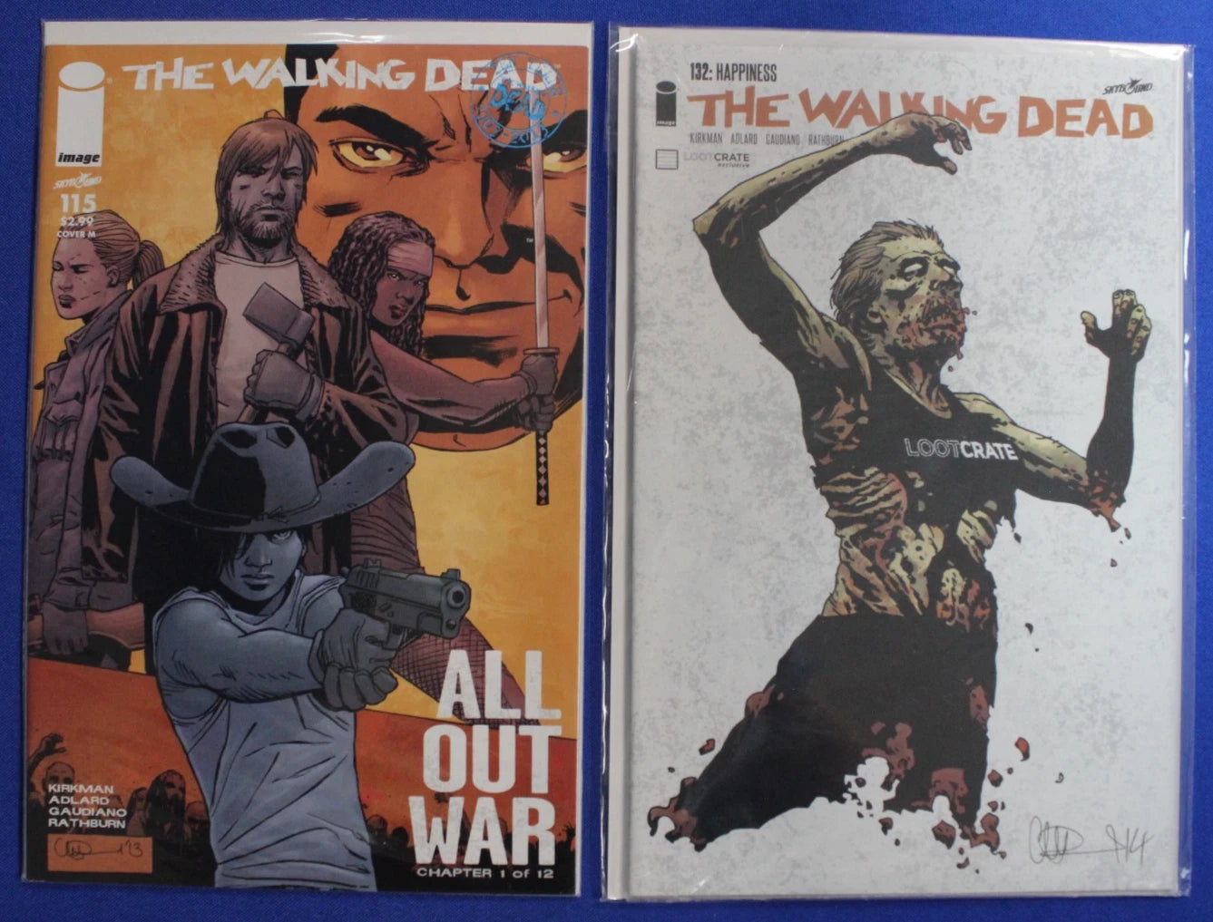 The Walking Dead Lot of 256 VF-VF/NM