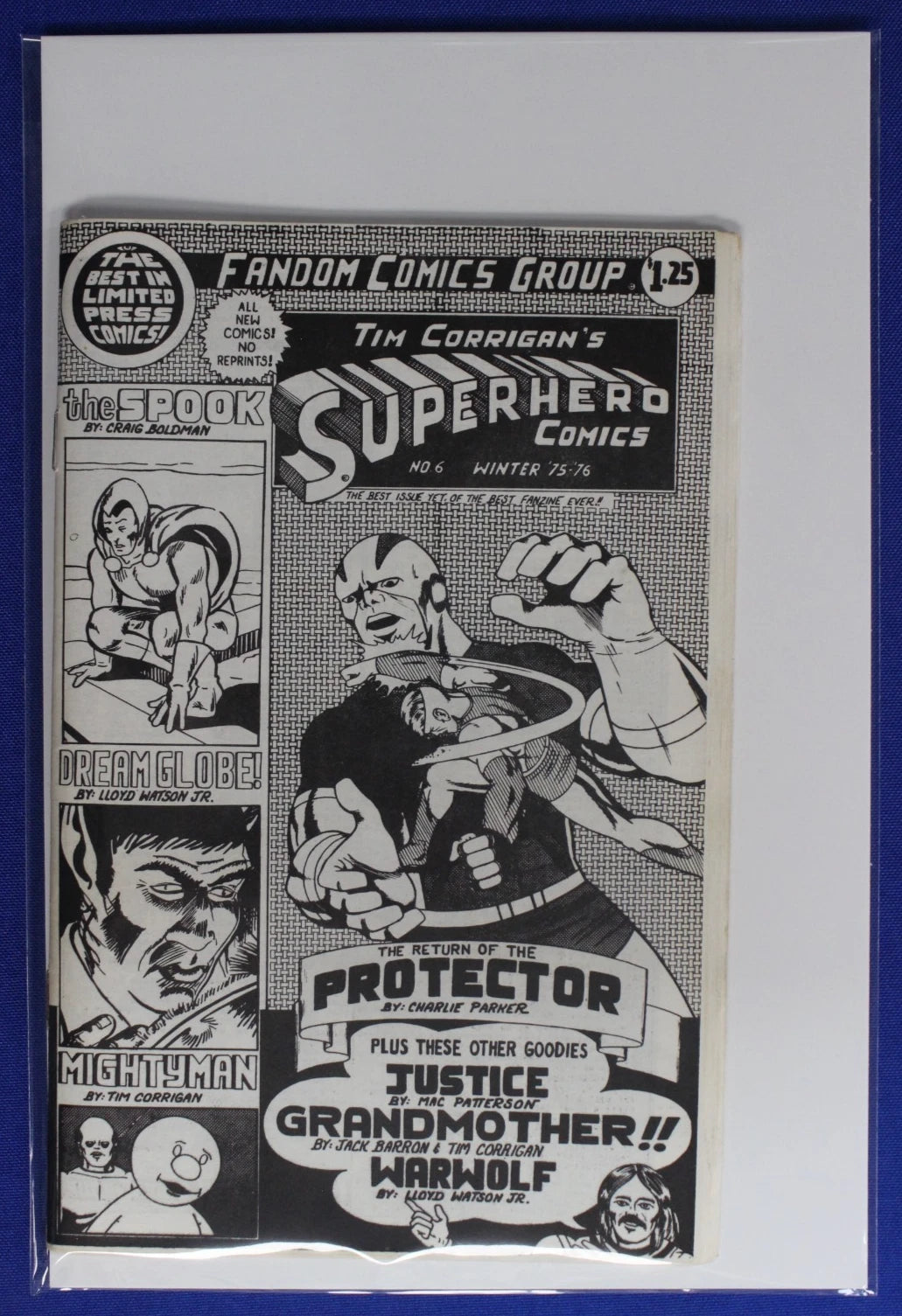 Tim Corrigan's Superhero Comics #1-7 Complete Set FN