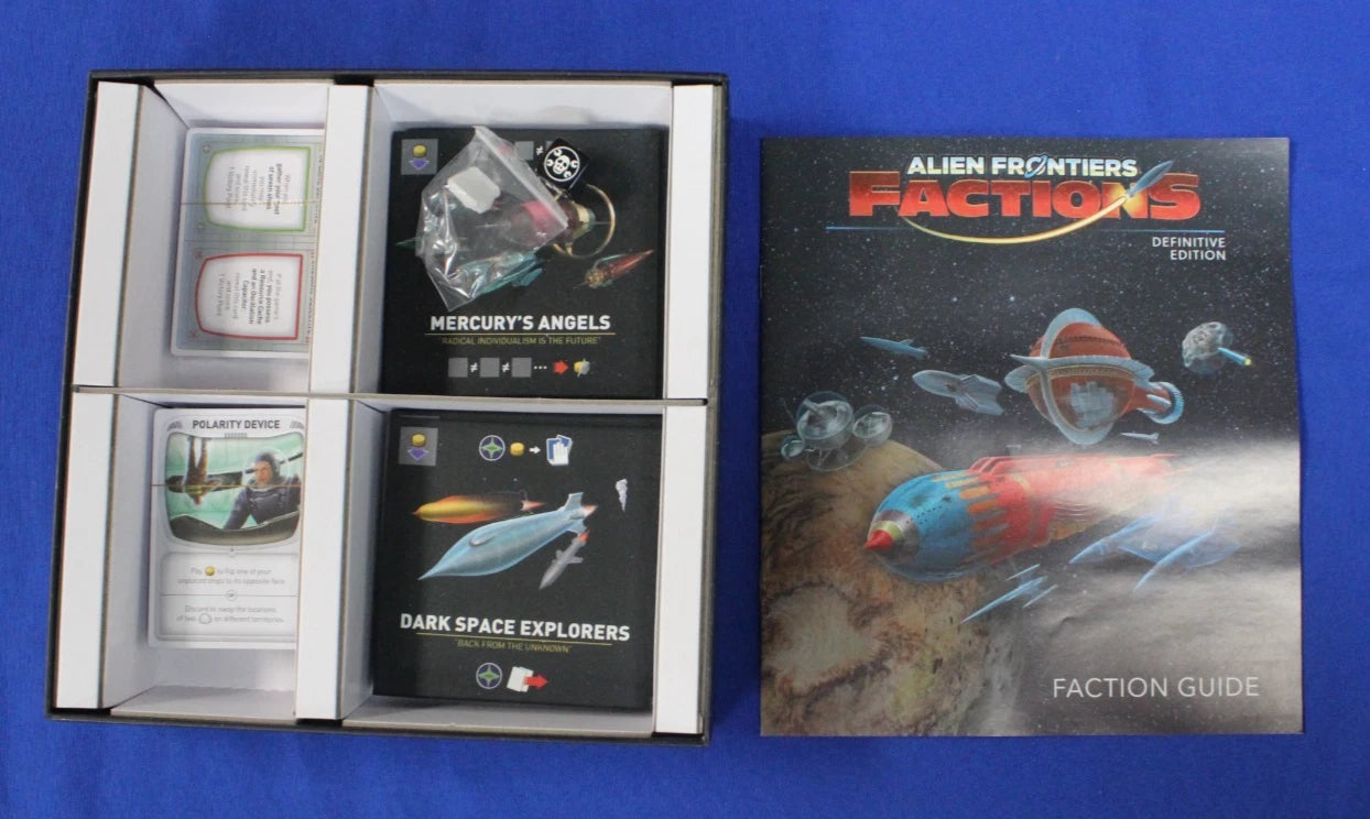 Alien Frontiers Factions Expansion Complete in Box
